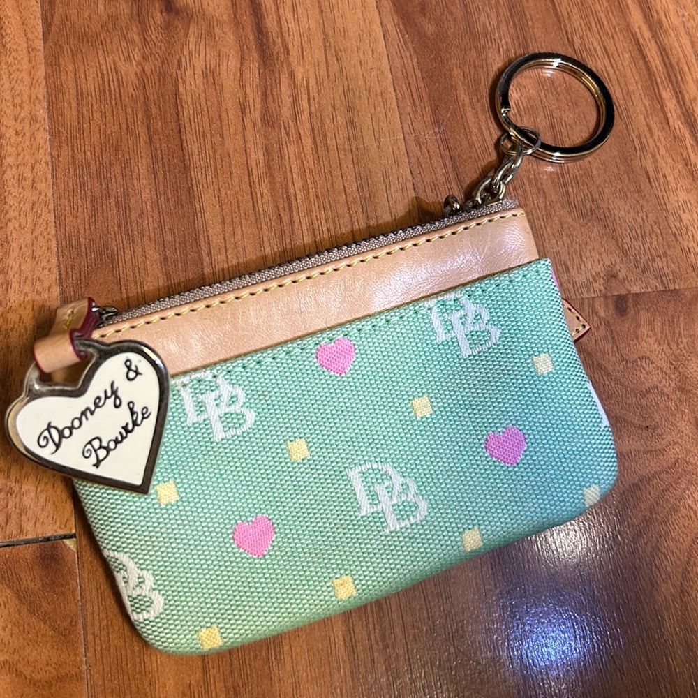 Vintage Dooney and Bourke Coin Purse with Keychain
